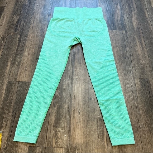 NWT Women’s Lime Green High Waist Compression Leggings Size S - Picture 6 of 9